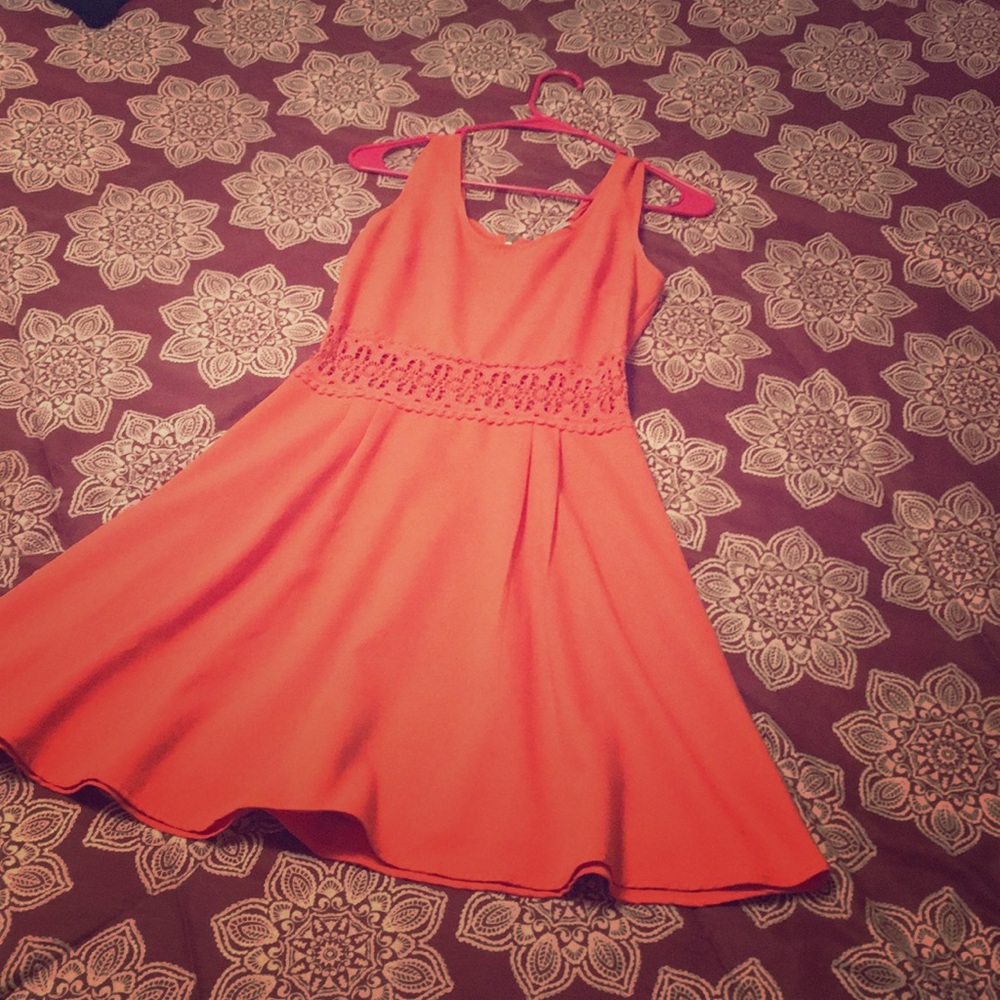 Peach Dress